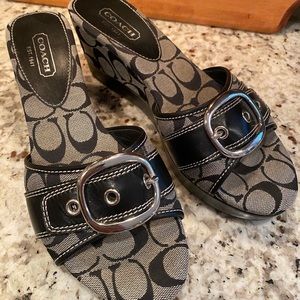 Coach Wedge Slides
